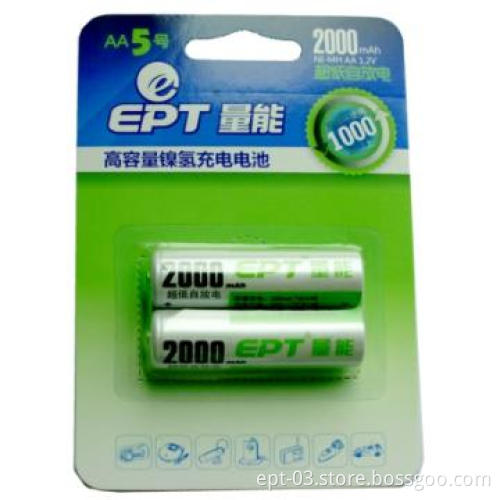 EPT NI-MH Rechargeable Battery AA 2000mAh
